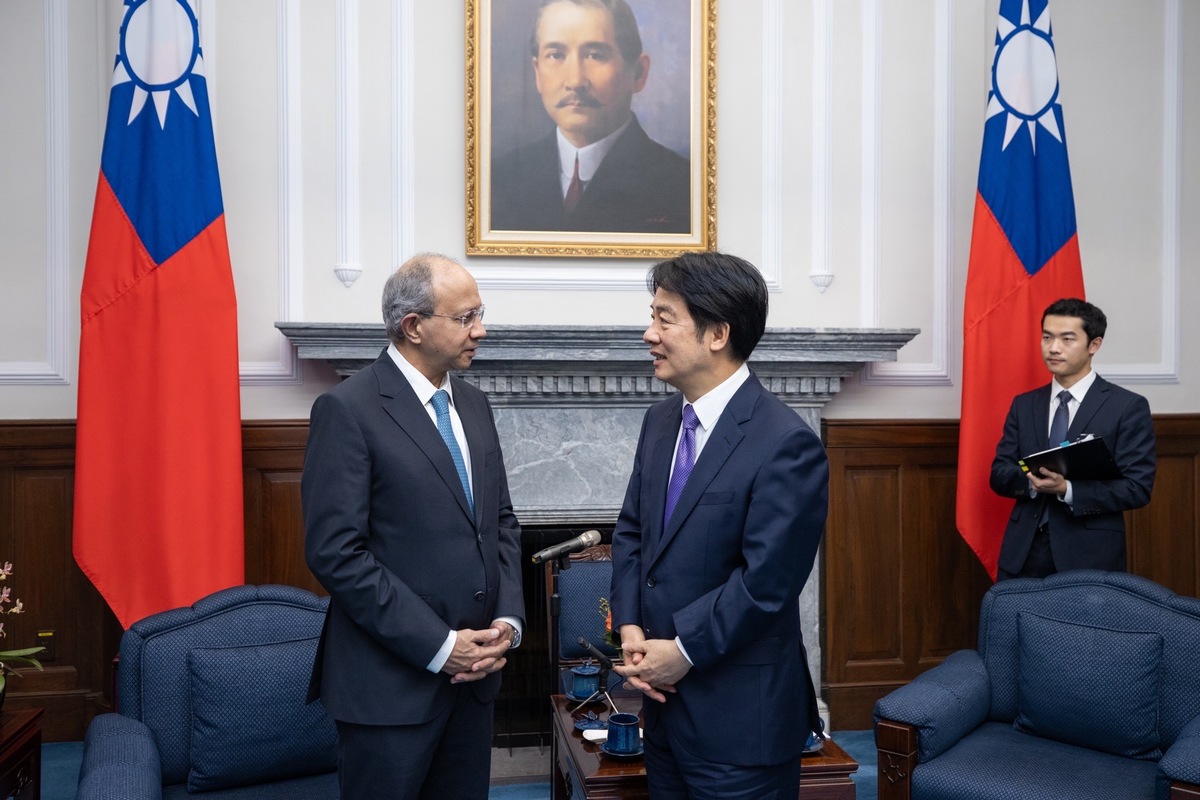 總統賴清德接見「凱達格蘭論壇–2024印太安全對話」訪賓。 圖：總統府/提供