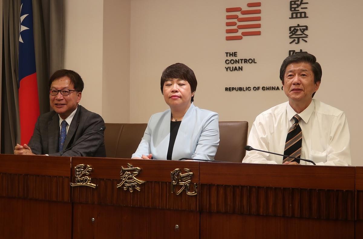 監察委員林郁容、葉大華、蔡崇義 圖：林朝億/攝