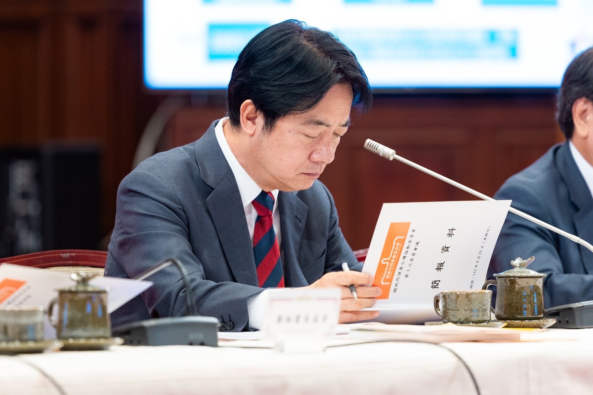 總統府「健康台灣推動委員會」舉行首場會議，由擔任召集人的總統賴清德主持。 圖：總統府提供