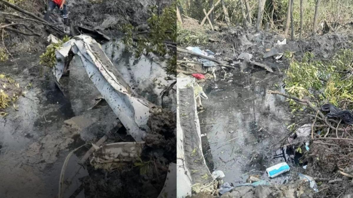 一架小飛機22日在泰國北柳府墜毀，機上9人全部罹難。 圖：翻攝X（前推特）