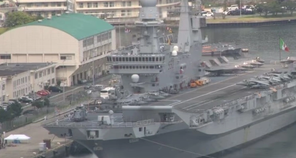 義大利「加富爾號」（Cavour CVH 550）航空母艦。 圖:翻攝自騰訊網