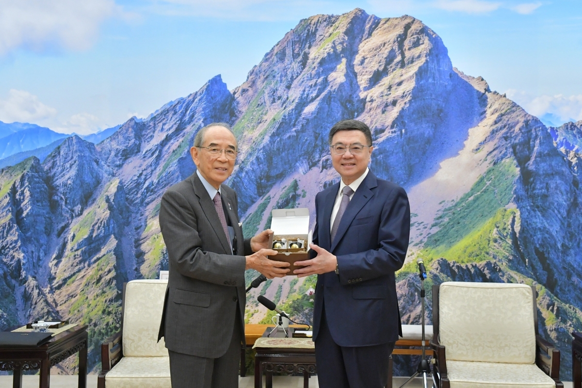 行政院長卓榮泰26日接見日本交流協會會長大橋光夫 圖：行政院提供