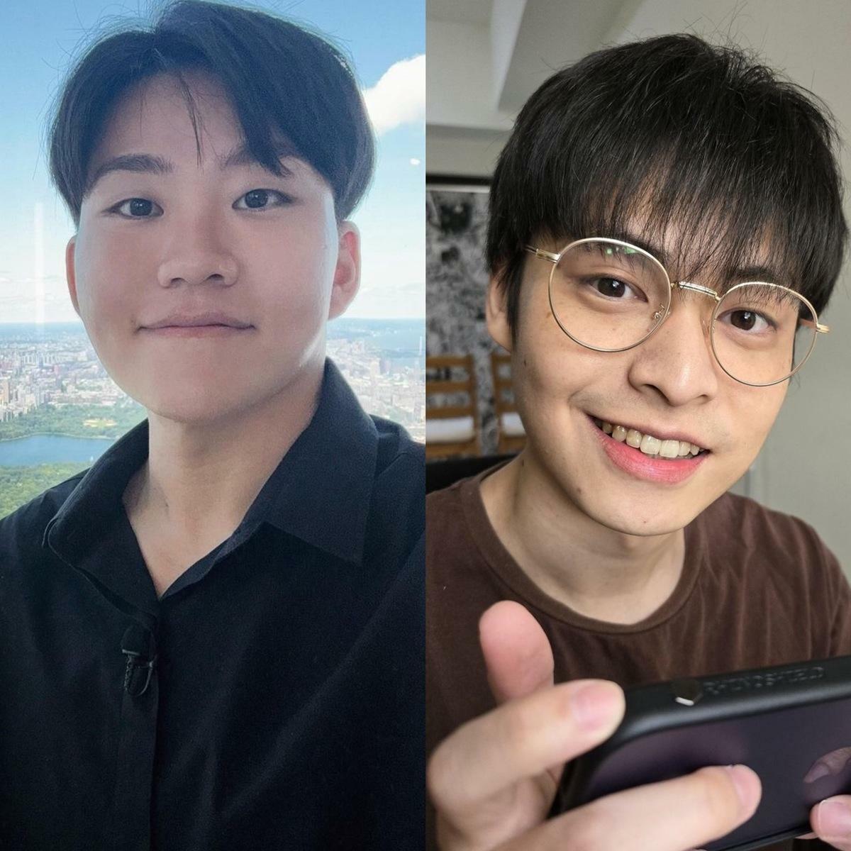 Joeman（左）日前被網友選為「最有錢YouTuber」第一名。然而卻有部分網友不服氣點名放火。 圖：翻攝自Joeman、放火IG