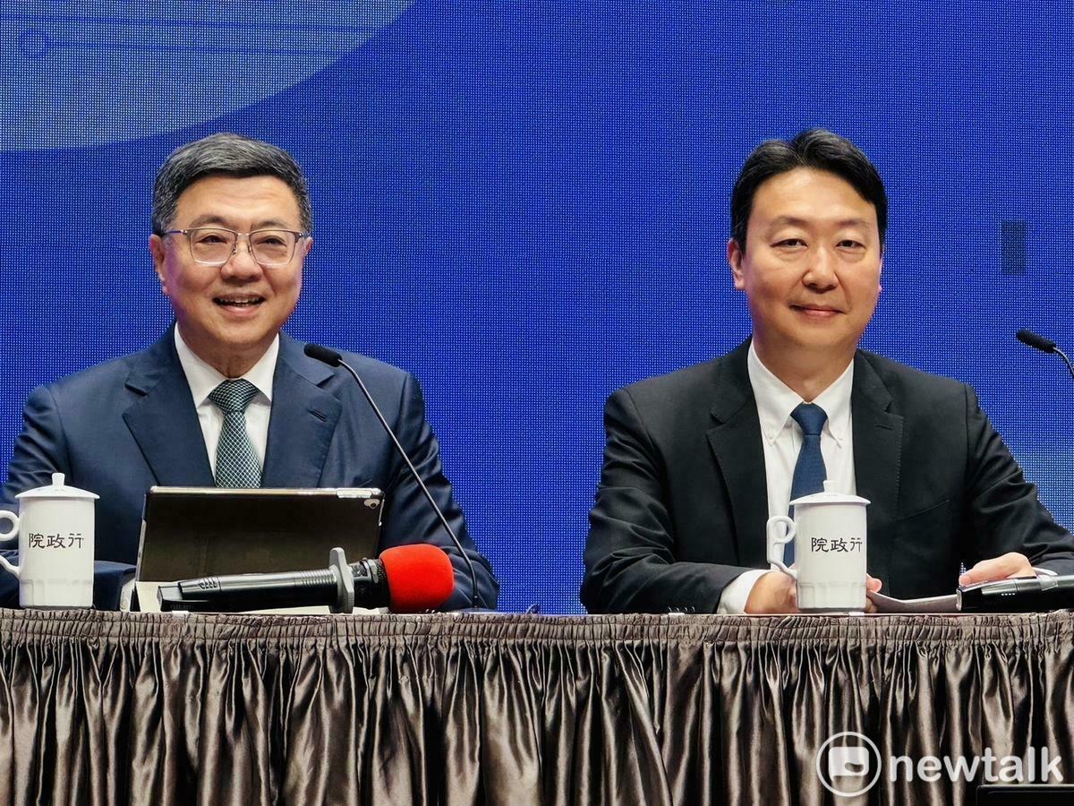 行政院長卓榮泰今（29）日宣布陳世凱為新任交通部長。 圖：謝莉慧/攝