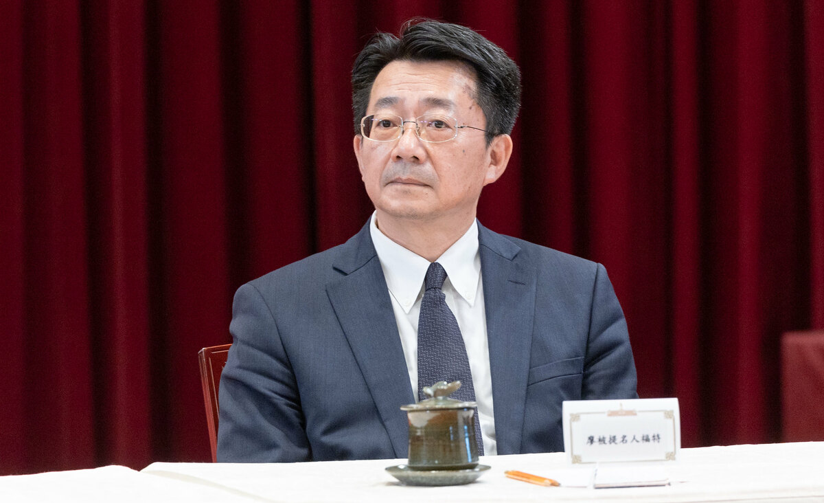 中央研究院法律學研究員廖福特將獲總統提名，將成為大法官提名人。 圖：總統府提供