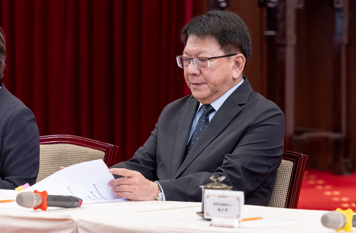 總統府秘書長潘孟安被點名參選高雄市長。 圖：總統府提供