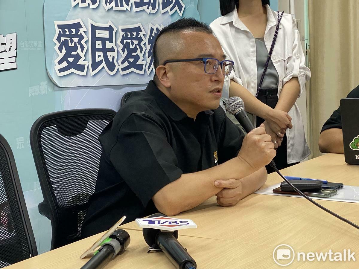 民眾黨秘書長周榆修。 圖：周煊惠 / 攝