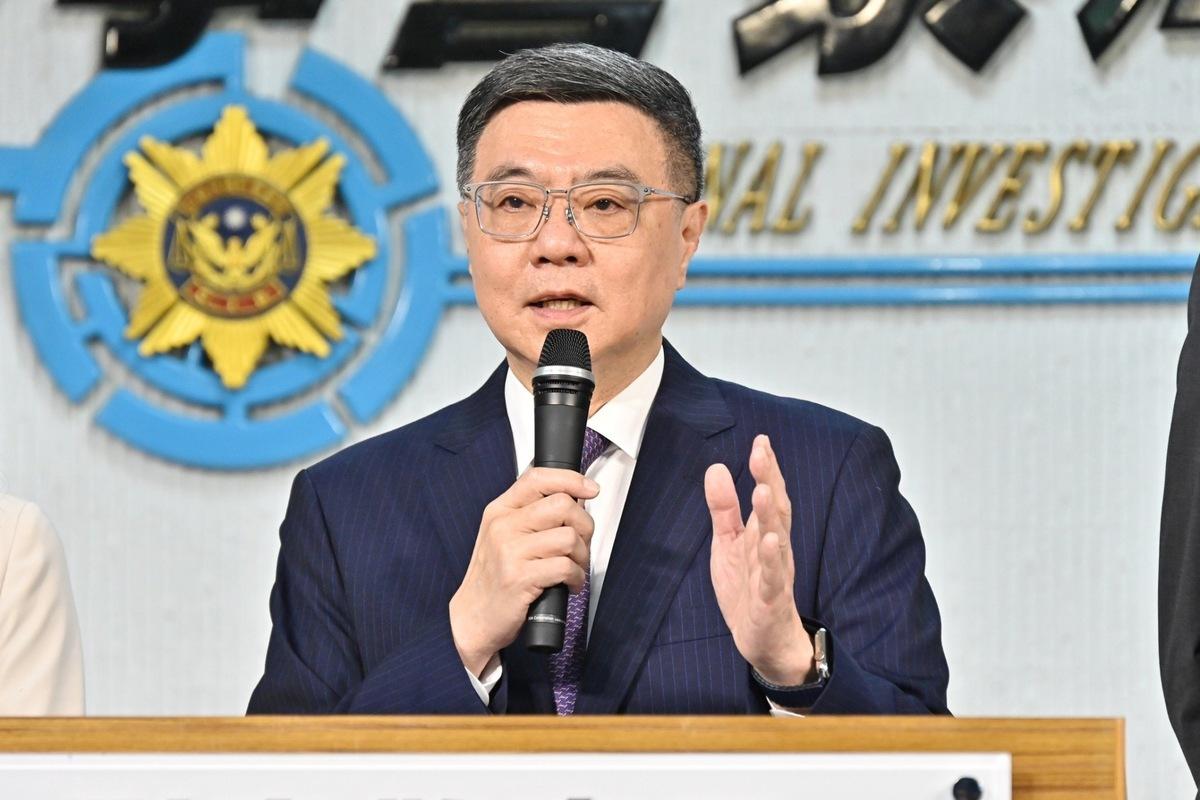 行政院長卓榮泰今（2）天出席刑事警察局「全國同步掃黑、肅槍行動專案成果」記者會。 圖：行政院提供