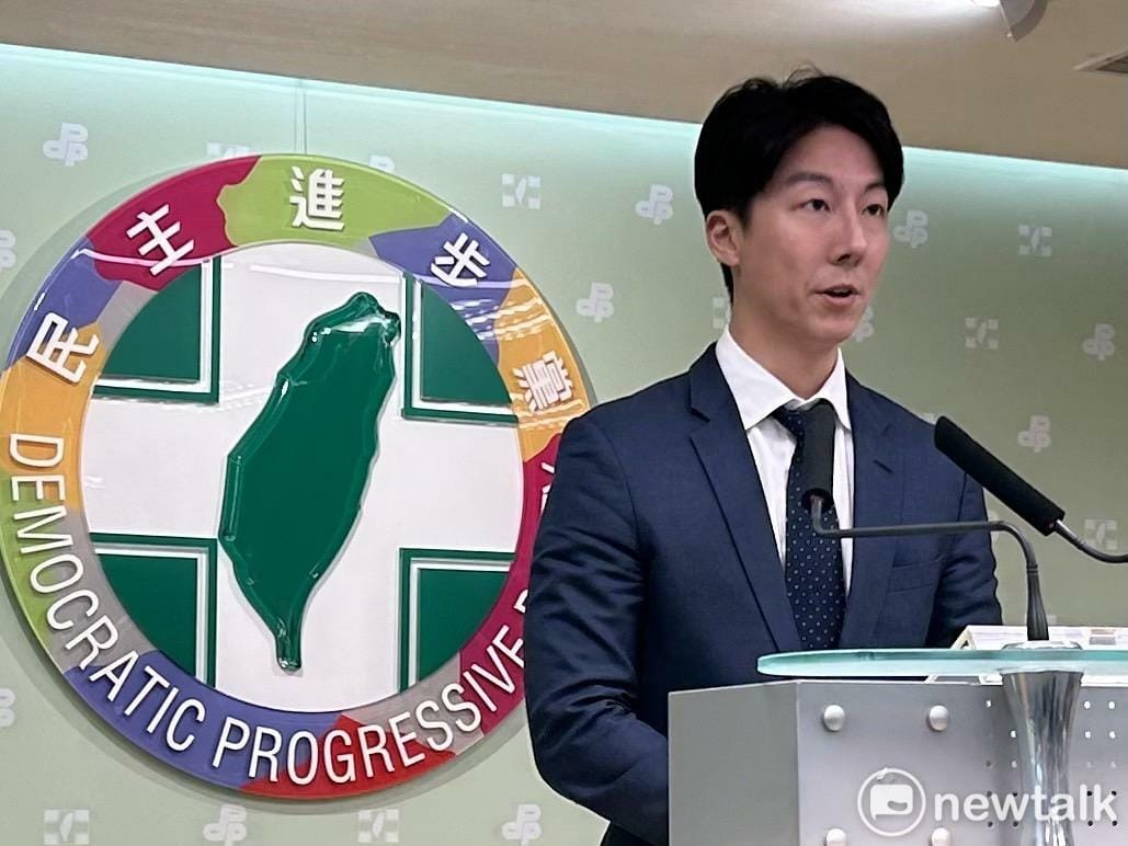 民進黨發言人吳崢。 圖：黃宣尹攝