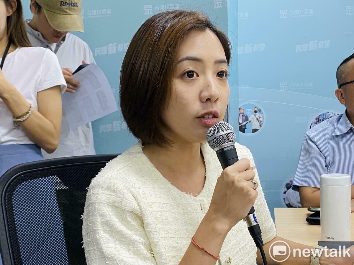 民眾黨台北市議員黃瀞瑩。 圖：周煊惠 / 攝（資料照）