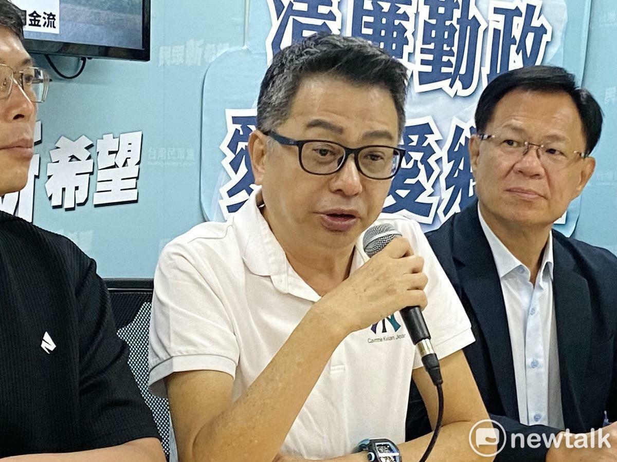 民眾黨中評會主委、緊急應變小組召集人李偉華。 圖：周煊惠 / 攝