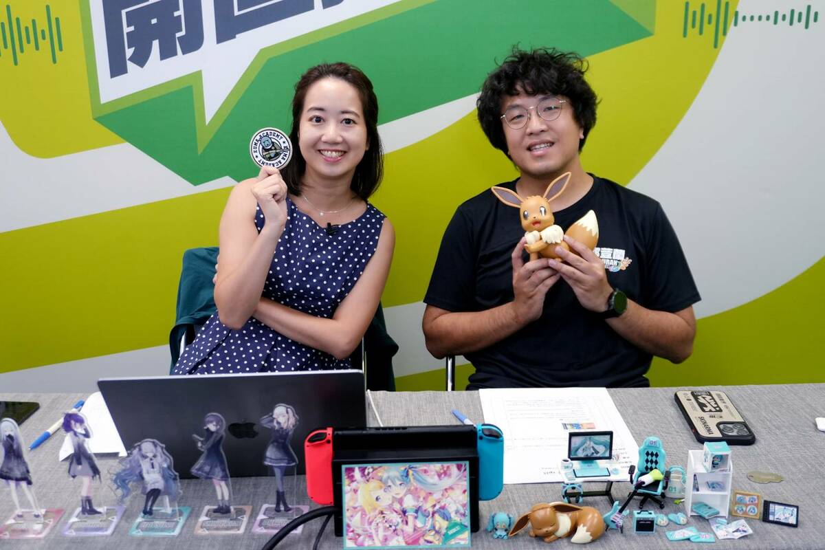 民進黨直播節目《老闆叫我開直播》第25集由發言人戴瑋姍主持，立委沈伯洋與談。 圖：民進黨提供