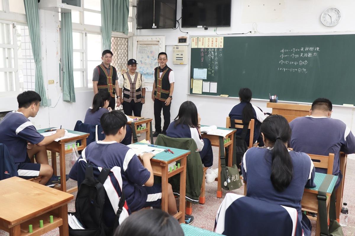 受凱米颱風重創的桃源國中，短時間內恢復正常，順利迎接開學日。 圖：高雄市教育局提供