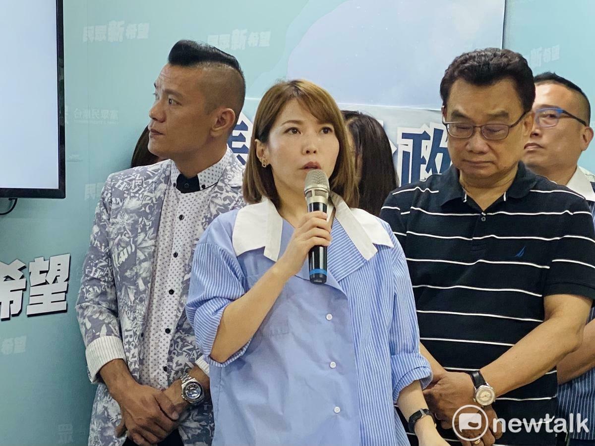 民眾黨團主任陳智菡。 圖：周煊惠 / 攝