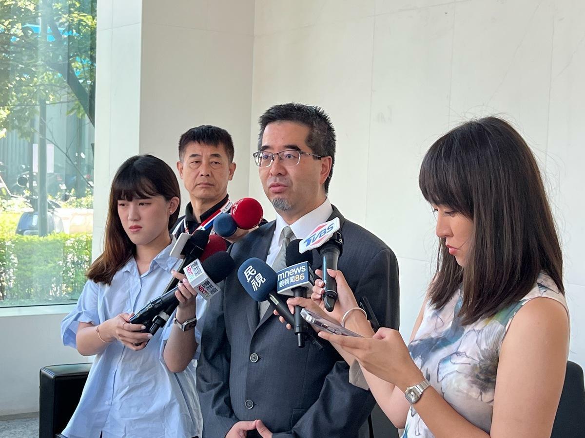 馬英九基金會執行長蕭旭岑昨晚出席民眾黨的聲援柯文哲晚會。 圖：馬英九基金會/提供
