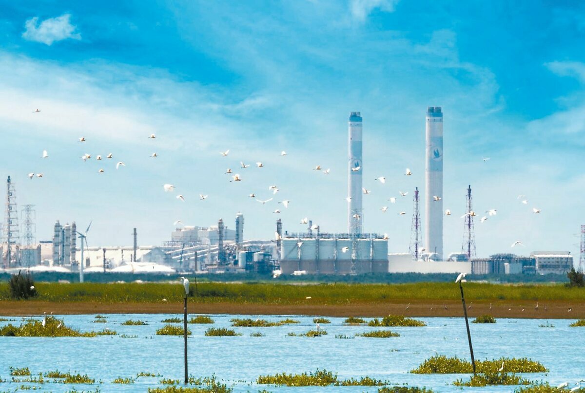 麥寮電廠示意圖。 圖：雲林縣政府提供。