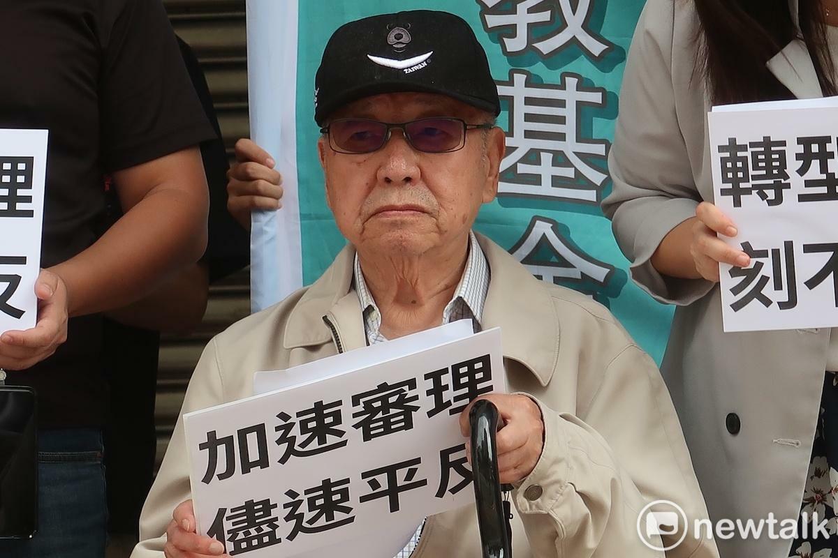 彭明敏文教基金會董事長鄭義和。 圖：林朝億/攝