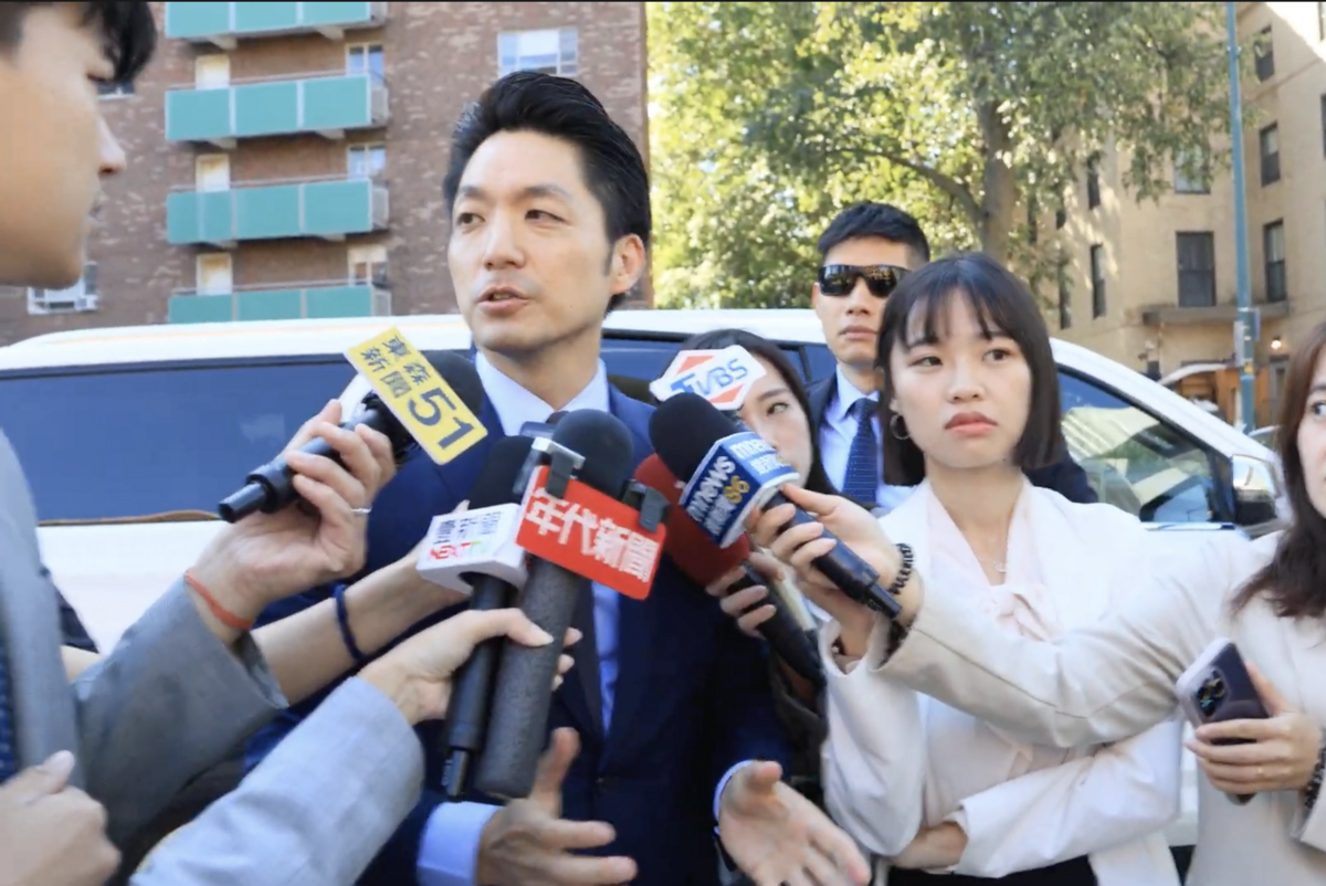 台北市長蔣萬安正在訪美。 圖：台北市政府 / 提供