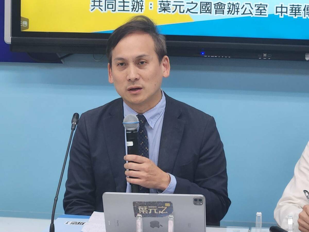 國民黨立委葉元之。 圖：黃建豪/攝（資料照）