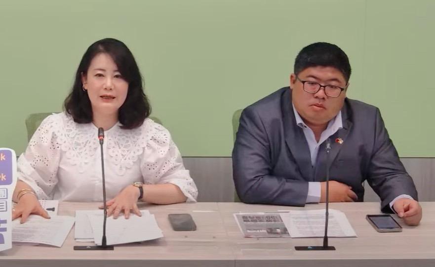 台灣問題是中美關係第一條紅線 吳思瑤說：中國急了，台灣處變不驚！ 圖：翻攝自民進黨團YT