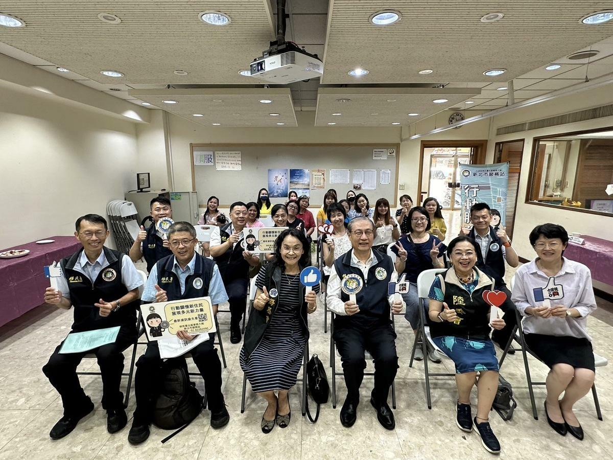 活動現場十餘名新住民分享來台心路歷程。 圖：移民署提供