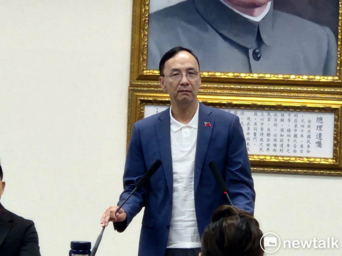 國民黨主席朱立倫。 圖：黃建豪/攝（資料照）