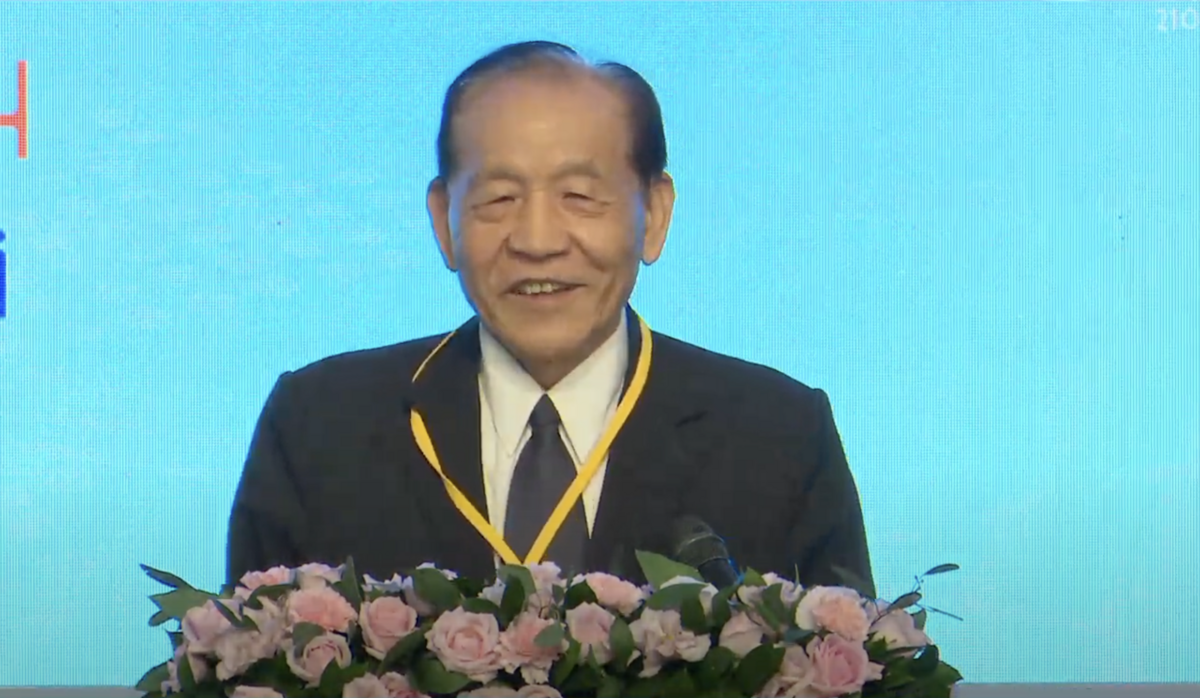 國防安全研究院董事長霍守業。 圖：國防安全研究院YT直播。