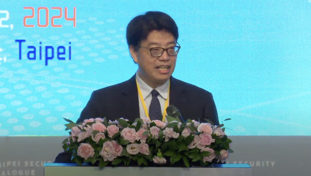 陸委會主委邱垂正。 圖：國防安全研究院YT直播。