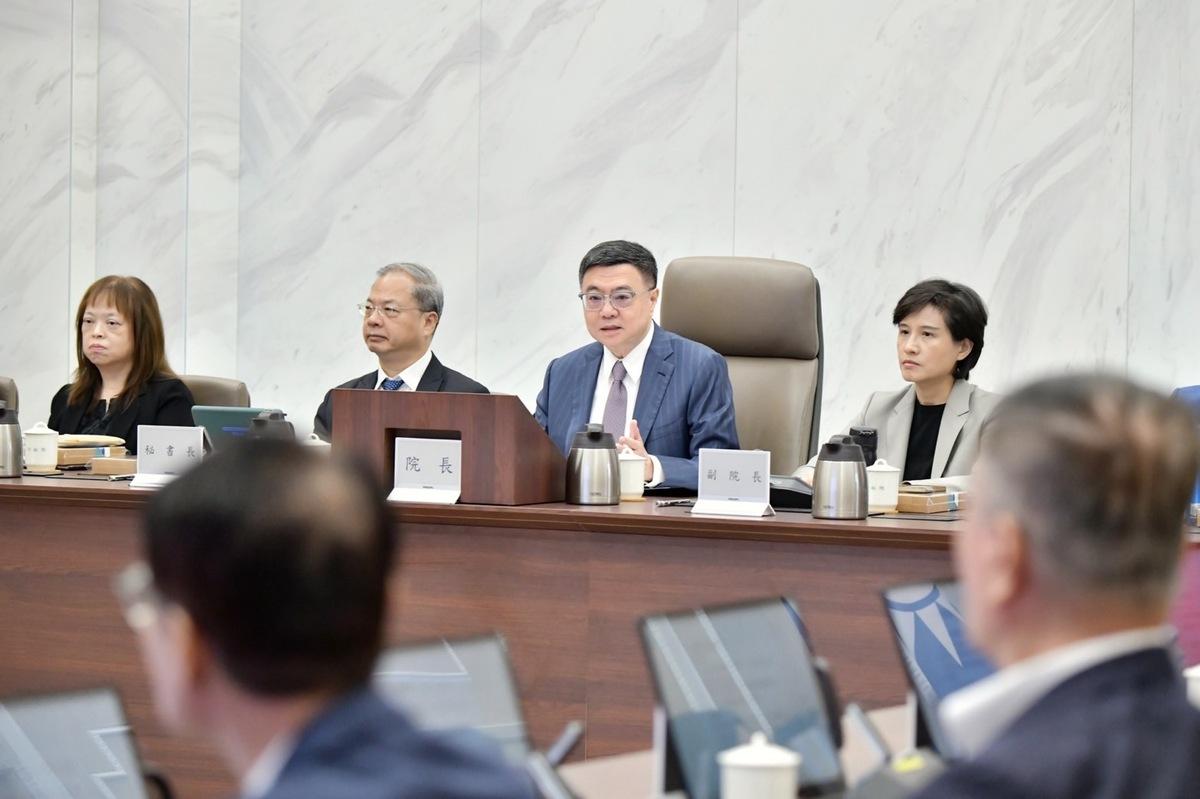 行政院長卓榮泰主持行政院會。 圖：行政院/提供