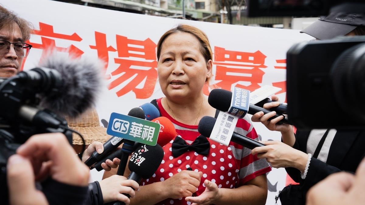 中都市場攤商指控市府強拆在前、遺棄在後。 圖：陳麗娜服務處提供