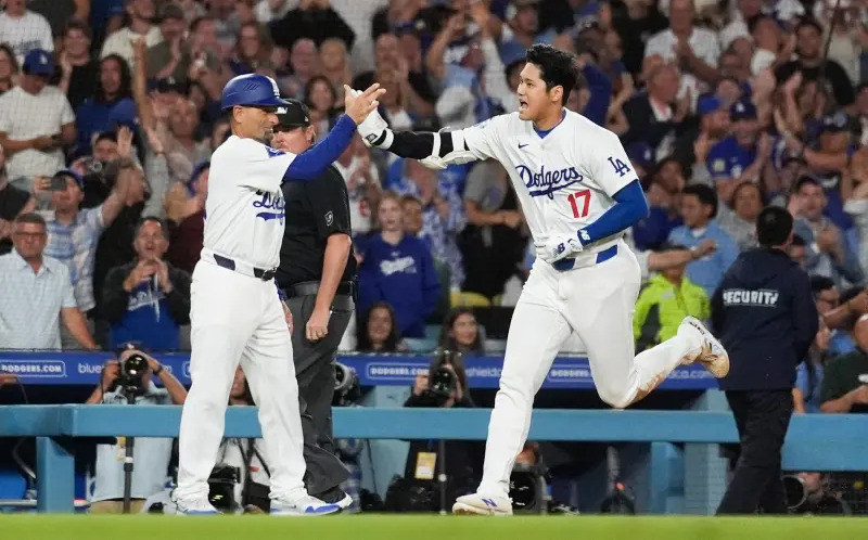 暴力！大谷翔平核彈頭引爆道奇二度單局四轟