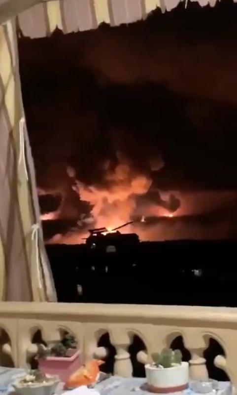 以色列最近對黎巴嫩南部展開空襲。 圖：翻攝自國際紛爭映像資料庫 X 帳號