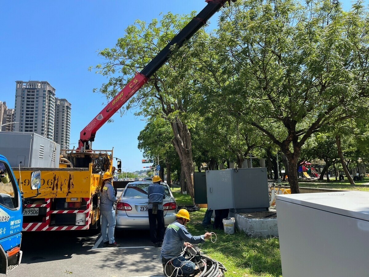 台電持續針對配電系統進行升級。 圖：台電高雄區處提供