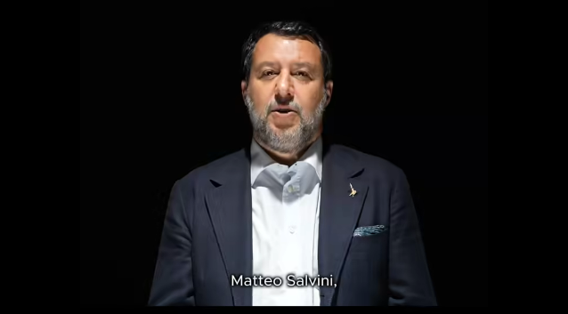 義大利極右派副總理薩爾維尼（Matteo Salvini）。 圖:翻攝自matteosalvini 臉書