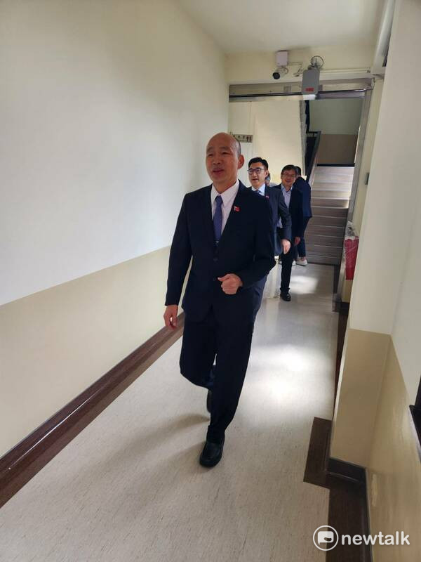 立法院韓國瑜今召集的朝野協商，又以協商破局收場。 圖：黃建豪／攝