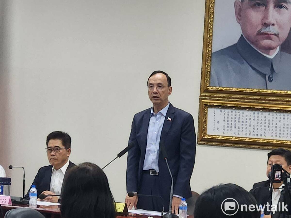 國民黨主席朱立倫。 圖：黃建豪/攝（資料照）