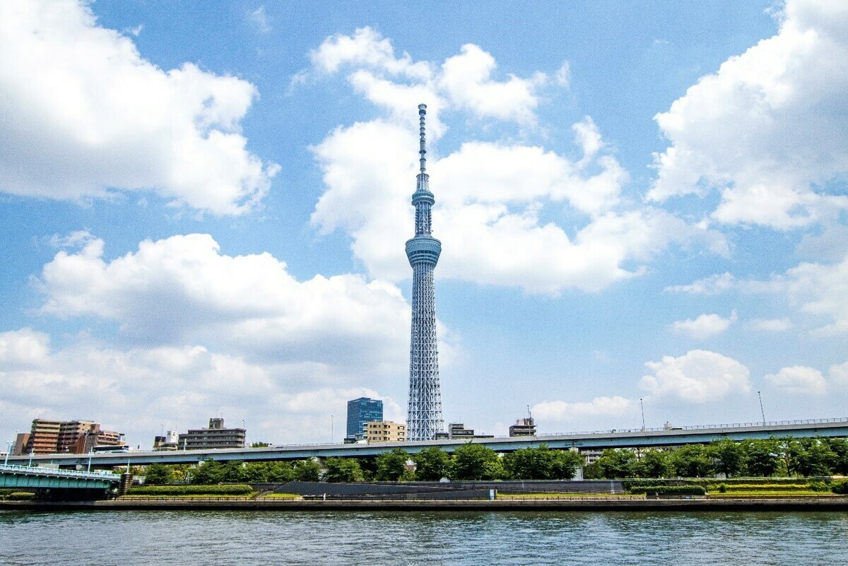 東京晴空塔昨晚往返觀景台的2台電梯突然停止運作，總共20人受困電梯5個半小時才獲救。 圖：©TOKYO-SKYTREE／提供（資料照）