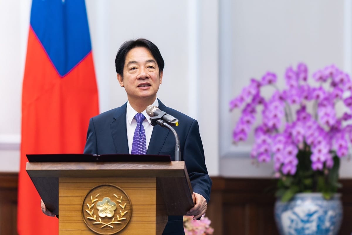 總統賴清德強調絕對不會與中國簽訂和平協議。 圖：總統府／提供