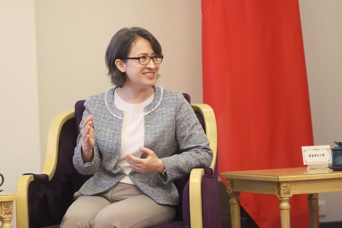 赴總統蕭美琴以錄影方式，為貝里斯獨立43週年紀念日暨台貝建交35週年慶祝酒會致詞。 圖：總統府提供