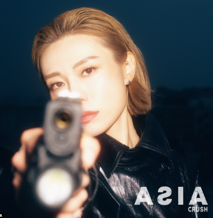 南韓射擊選手金藝智在全新電視短劇中飾演殺手。 圖片來源:翻攝自asialab_ceo