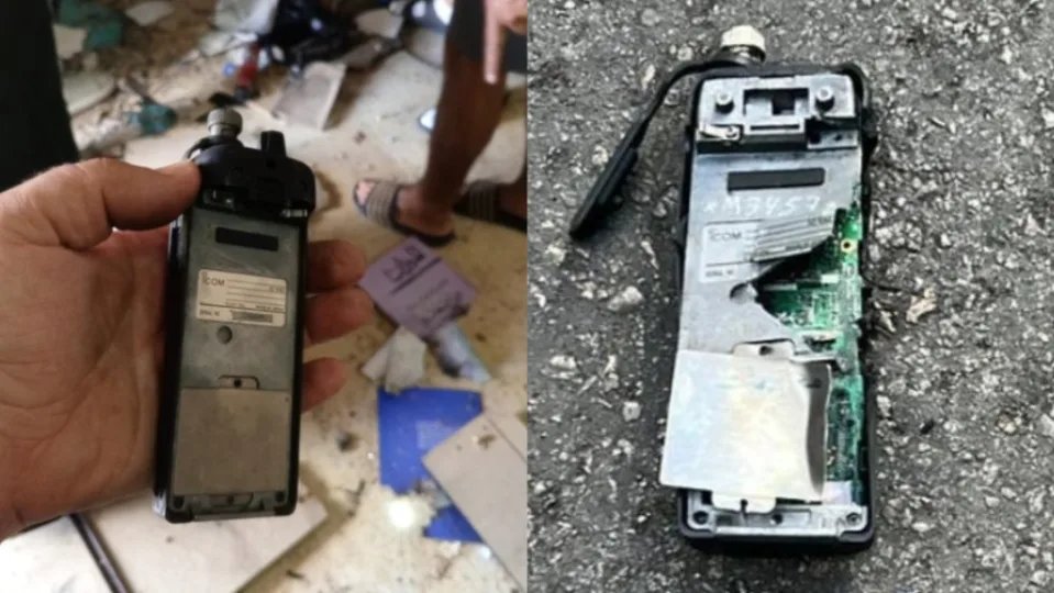 呼叫器（BB call）爆炸，黎巴嫩真主黨人死亡數十人，受傷約3千人。 圖：翻攝自X / @sst1505