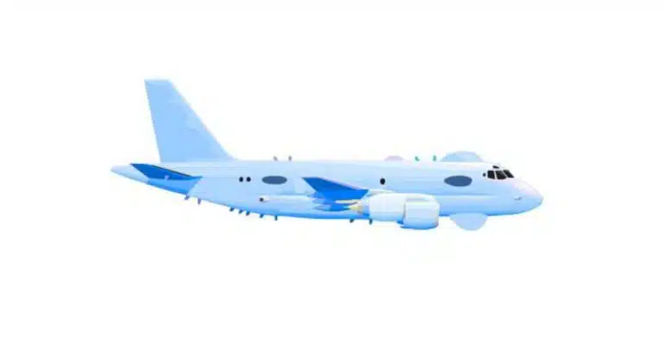 日本防衛省決定以川崎重工製造的P-1海上巡邏機為基礎，自行開發強化電磁波資訊收集能力的電子戰飛機。 圖：翻攝日本防衛省示意圖