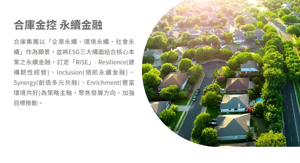 合庫銀行將於9月30日發行新臺幣10億元社會責任金融債券，為合庫銀行近年來發行之第六檔ESG債券。 圖: 擷取自合庫官方網站