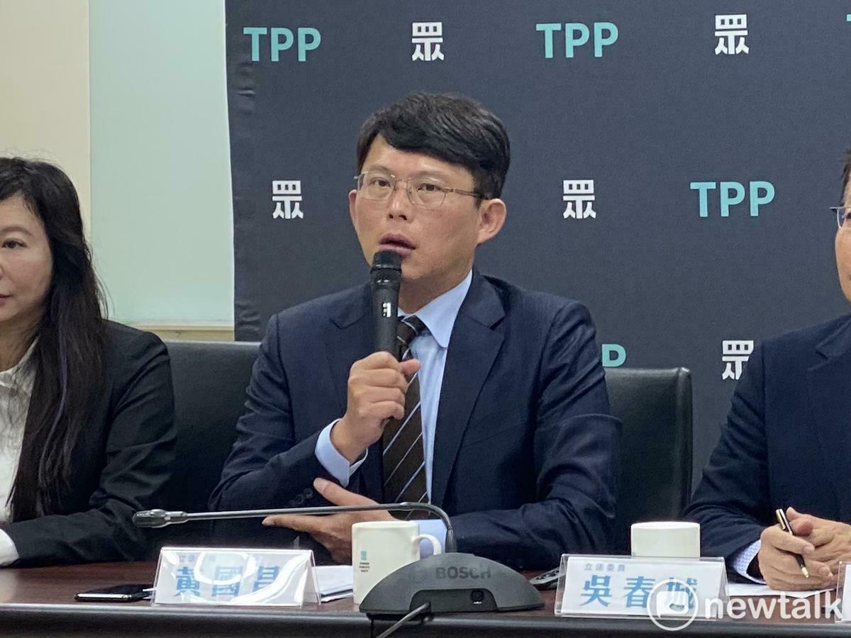 民眾黨團總召黃國昌。 圖：周煊惠 / 攝