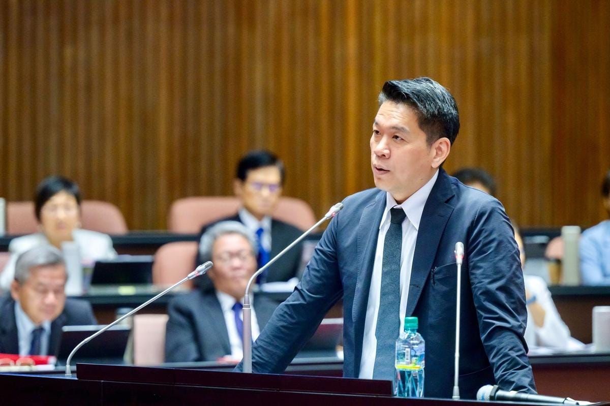 李柏毅認為高鐵新計劃恐讓高雄再陷交通黑暗期。 圖：李柏毅服務處提供