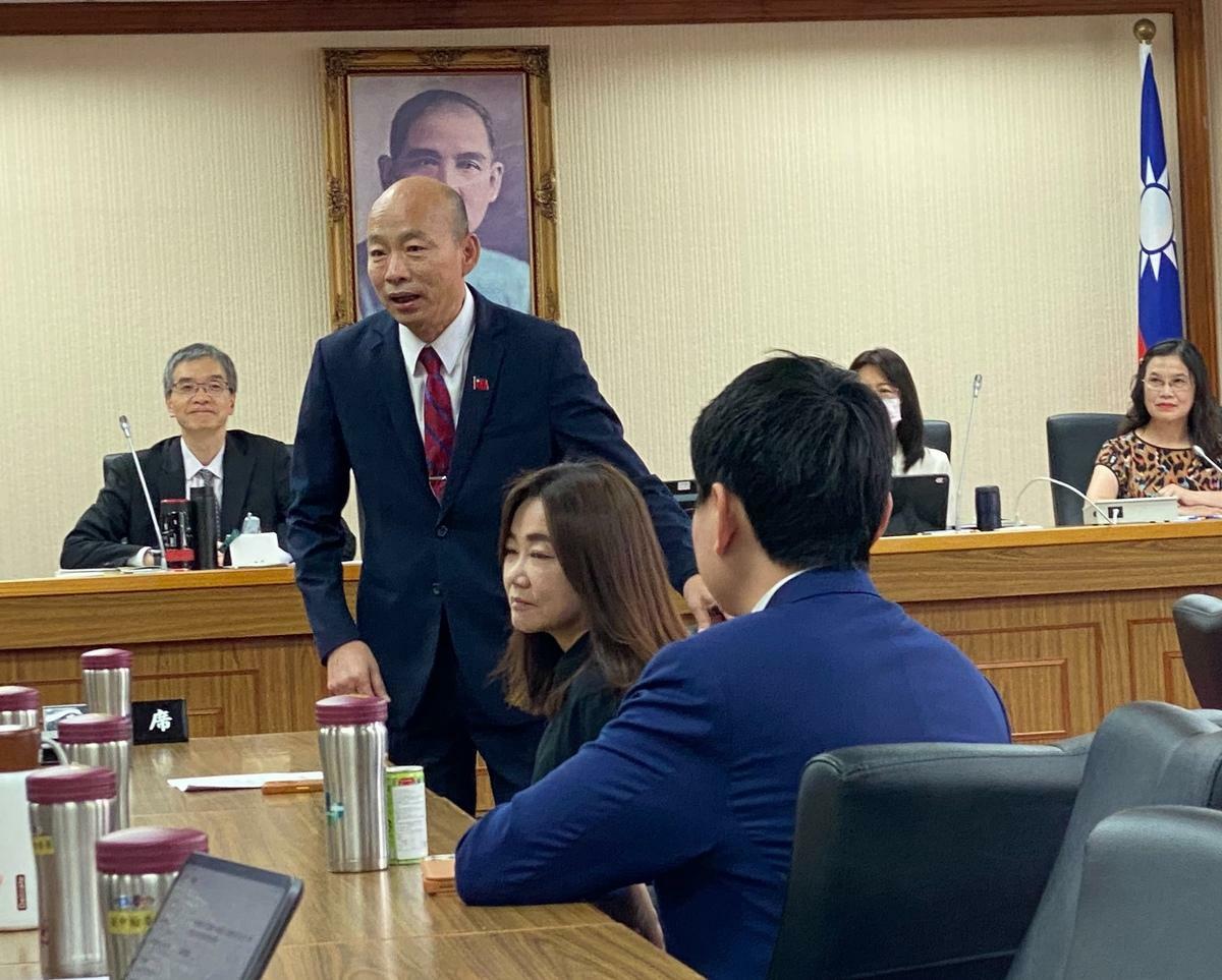 立法院長韓國瑜出席立法院國防外交委員會 圖：林朝億/攝影