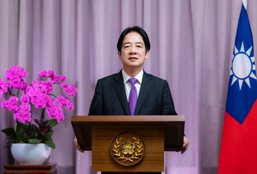 總統賴清德應紐約非營利組織Concordia之邀，於其2024年度峰會錄影發表專題演說。 圖：總統府/提供