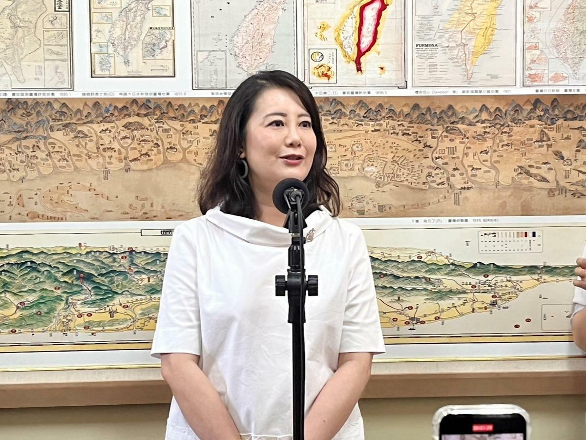 民進黨團幹事長吳思瑤呼應賴總統拒簽和平協議言論，強調中國本是不可信的國家。 圖：金大鈞/攝