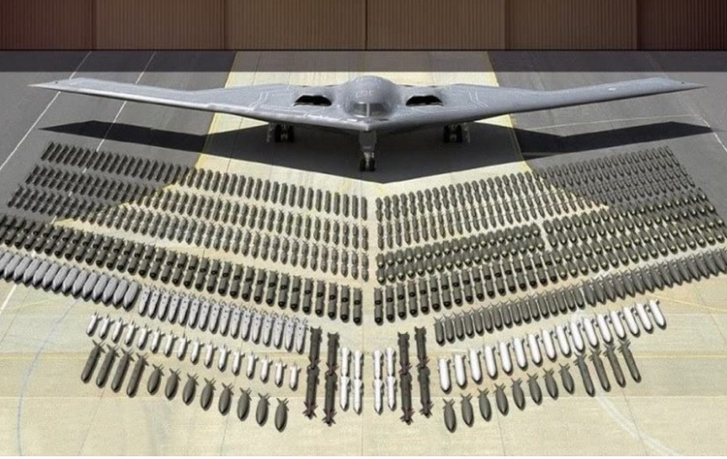 美軍B-21隱形戰略轟炸機。 圖 : 翻攝自US Airforce
