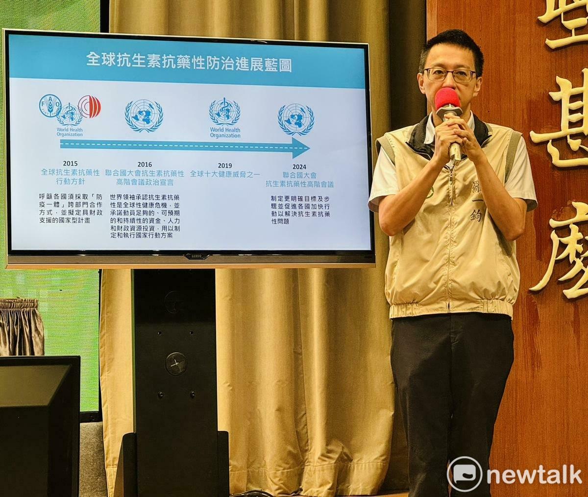 衛福部疾管署副署長羅一鈞。 圖：謝莉慧/攝